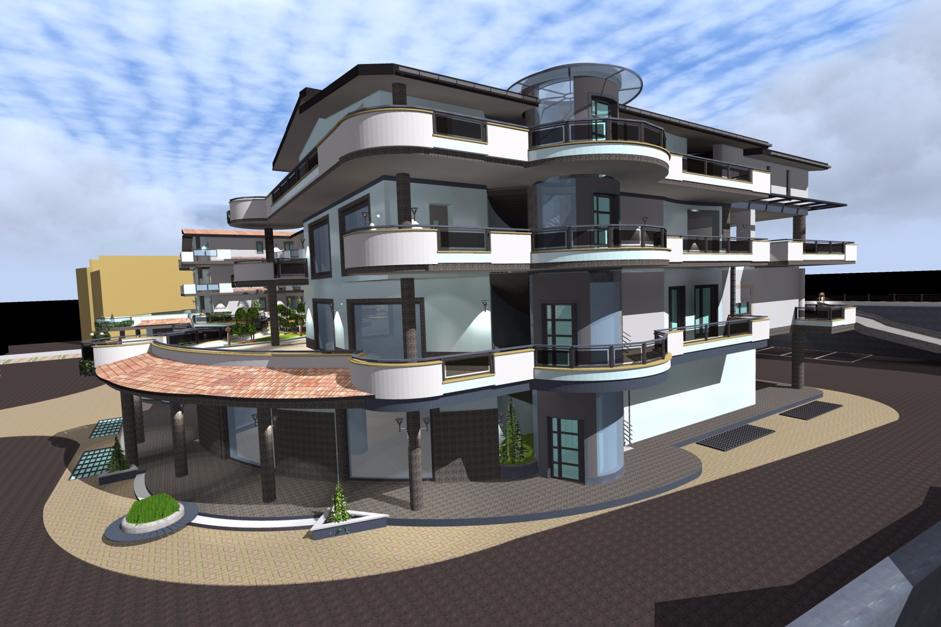 fabbricato in fase di realizzazione