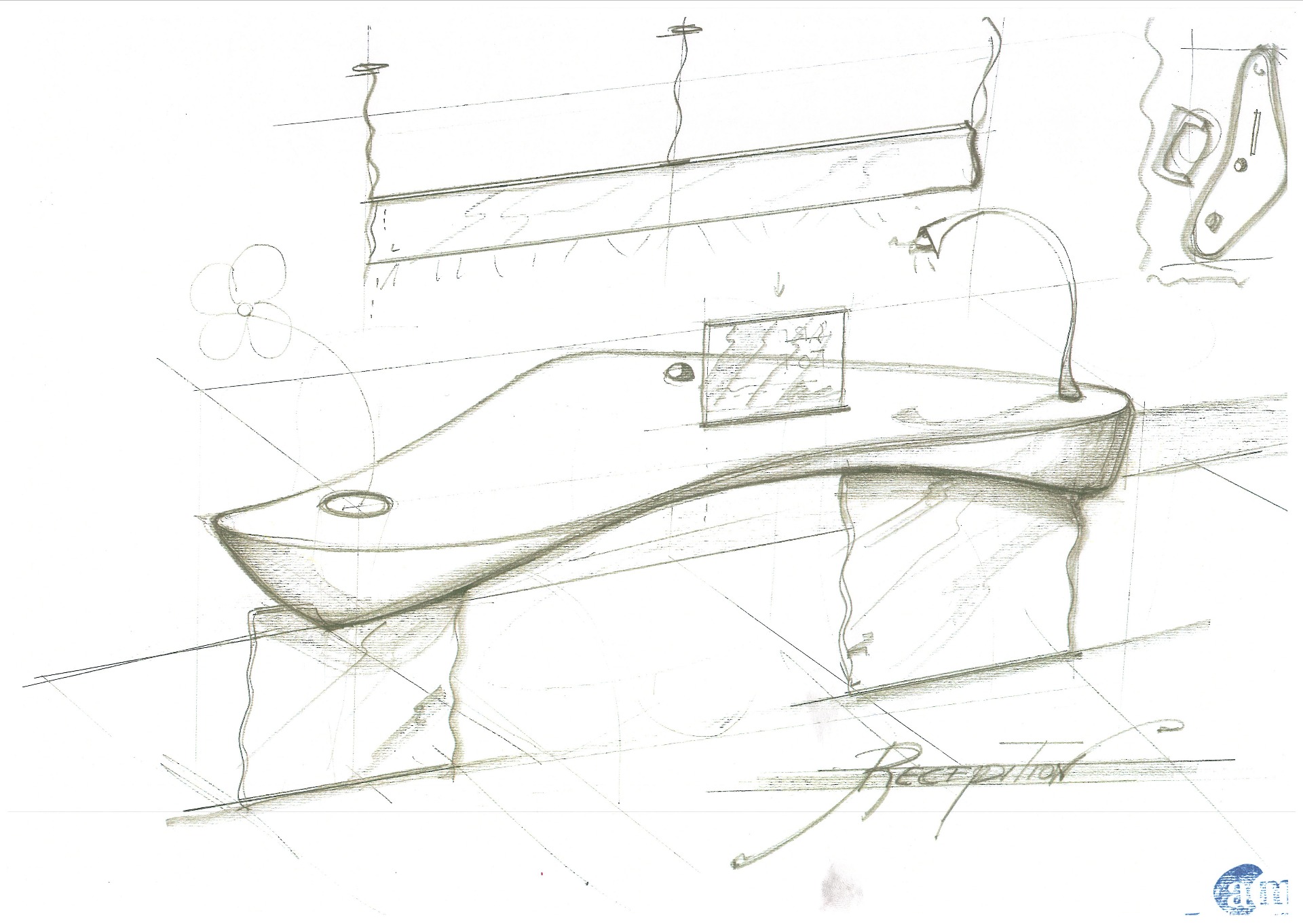 reception in fase progettuale